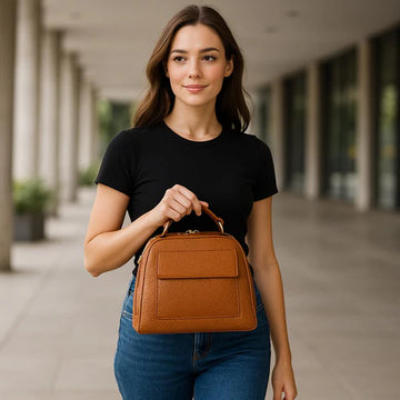 Premium Leather Women's Handbag Satchel
