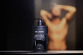 Mr Jones Men’s Hair, Face and Body Wash in sleek black packaging designed for all-in-one cleansing and grooming