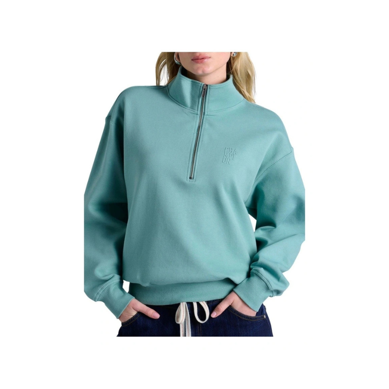Casual athletic Champion Rochester blue quarter zip sweatshirt