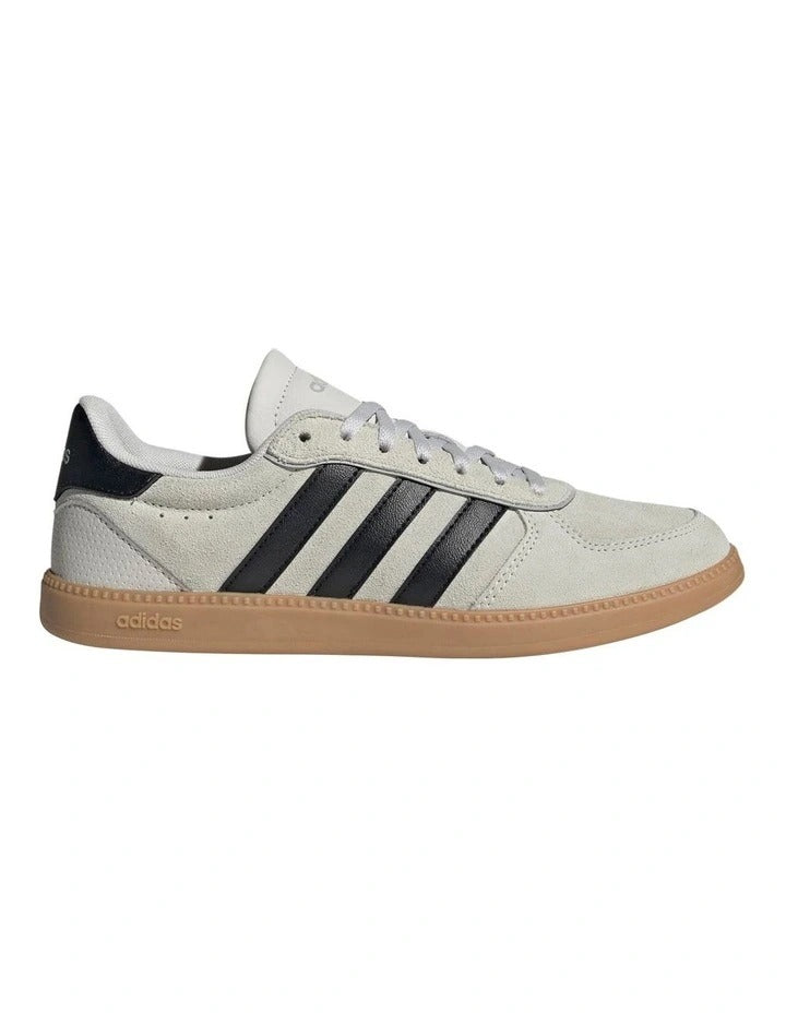 Adidas Breaknet Sleek Women’s Shoes with slim synthetic upper, memory foam comfort, and classic 3-stripes design