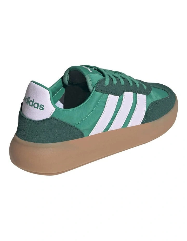 Adidas Barreda Decode women’s shoes in suede and nylon with low heel, rubber cupsole, and classic T-toe design