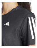 Adidas Own The Run T-shirt for men, lightweight recycled polyester running tee with Aeroready moisture-wicking and reflective details