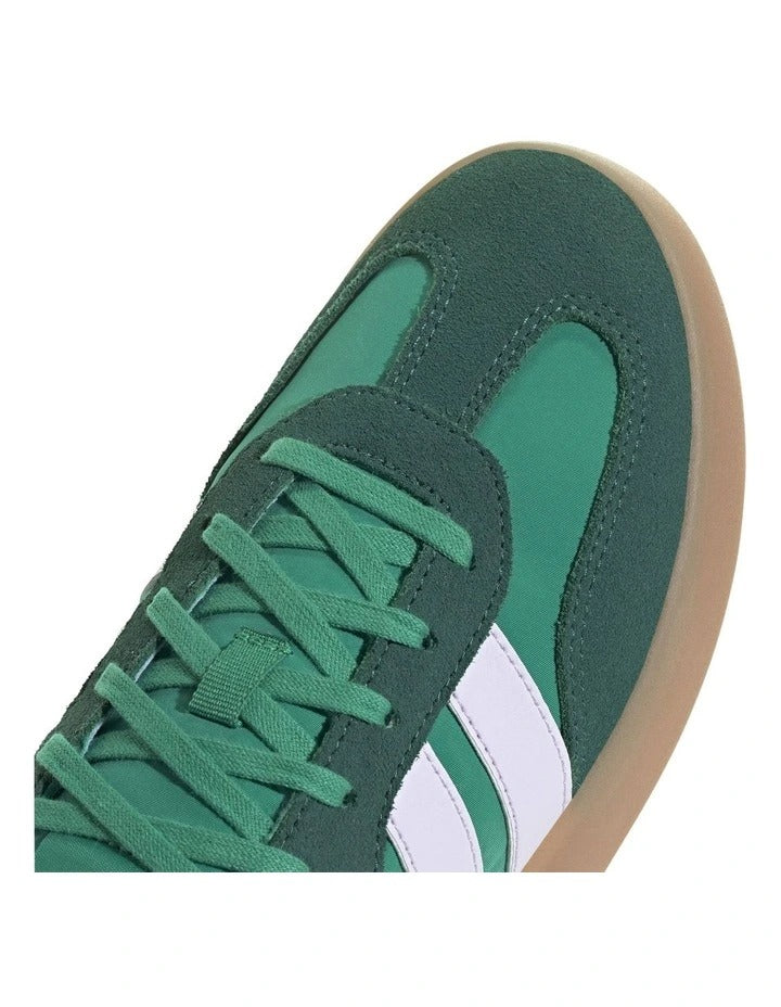Adidas Barreda Decode women’s shoes in suede and nylon with low heel, rubber cupsole, and classic T-toe design
