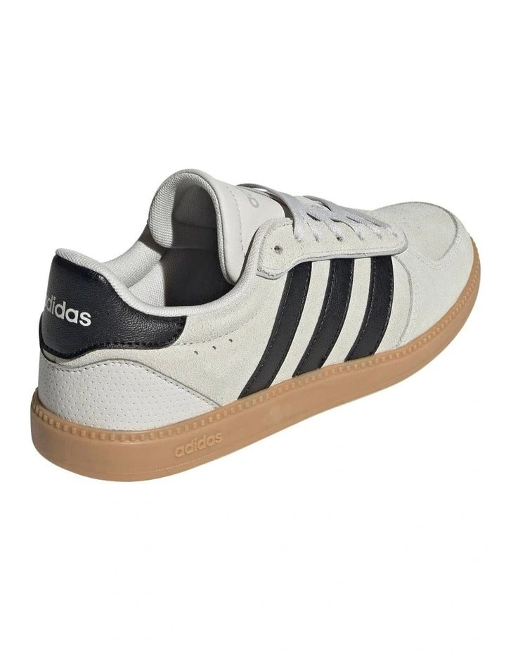 Adidas Breaknet Sleek Women’s Shoes with slim synthetic upper, memory foam comfort, and classic 3-stripes design