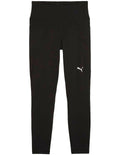 Puma W Train All Day Essential High Waist Tight for women in black, 7/8 length workout leggings with dryCELL technology and flatlock stitching