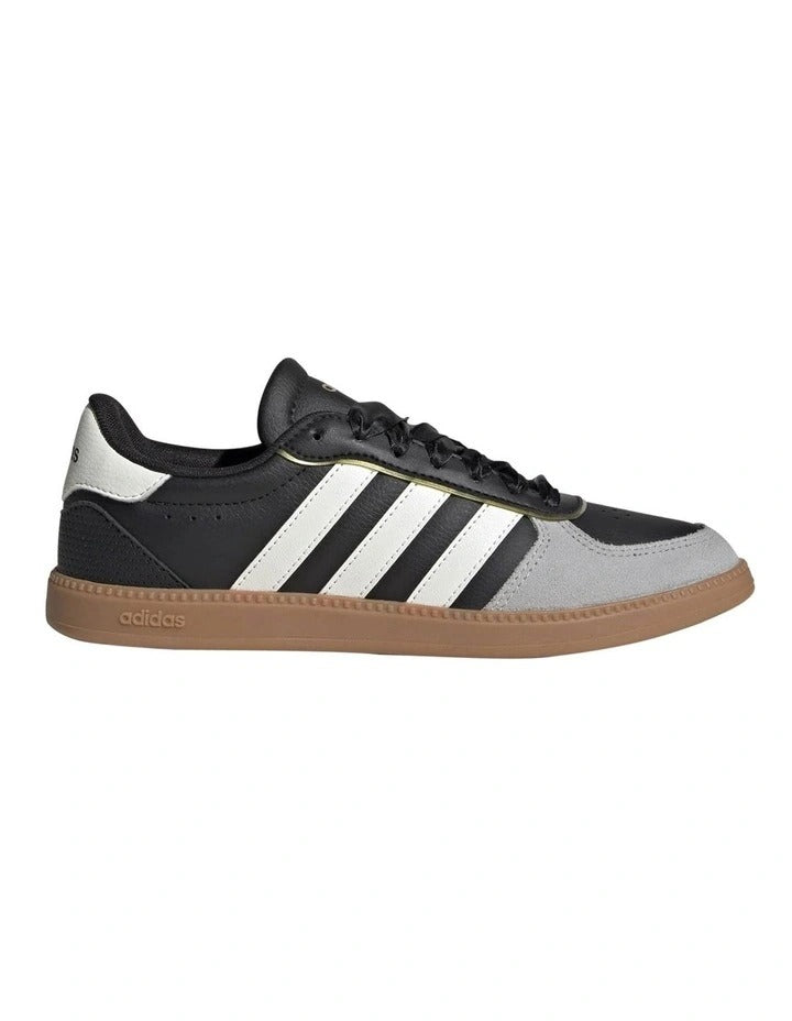 Adidas Breaknet Sleek Women’s Shoes with slim synthetic upper, memory foam comfort, and classic 3-stripes design