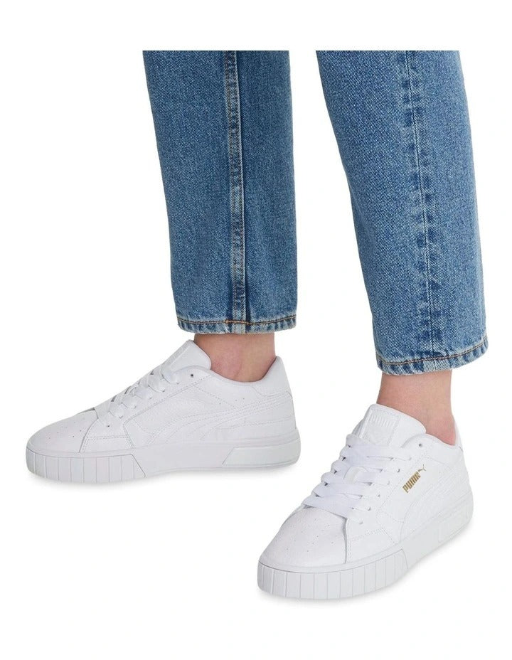 White sneaker on a white background