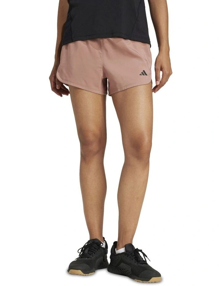 Adidas men’s training shorts 100% recycled polyester Aeroready moisture-wicking black athletic shorts