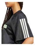 Adidas Tiro x Common Goal Jacquard Tee 100% recycled polyester football t-shirt celebrating Istanbul culture and empowering girls