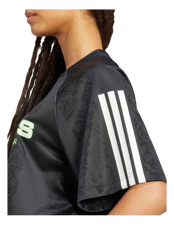 Adidas Tiro x Common Goal Jacquard Tee 100% recycled polyester football t-shirt celebrating Istanbul culture and empowering girls