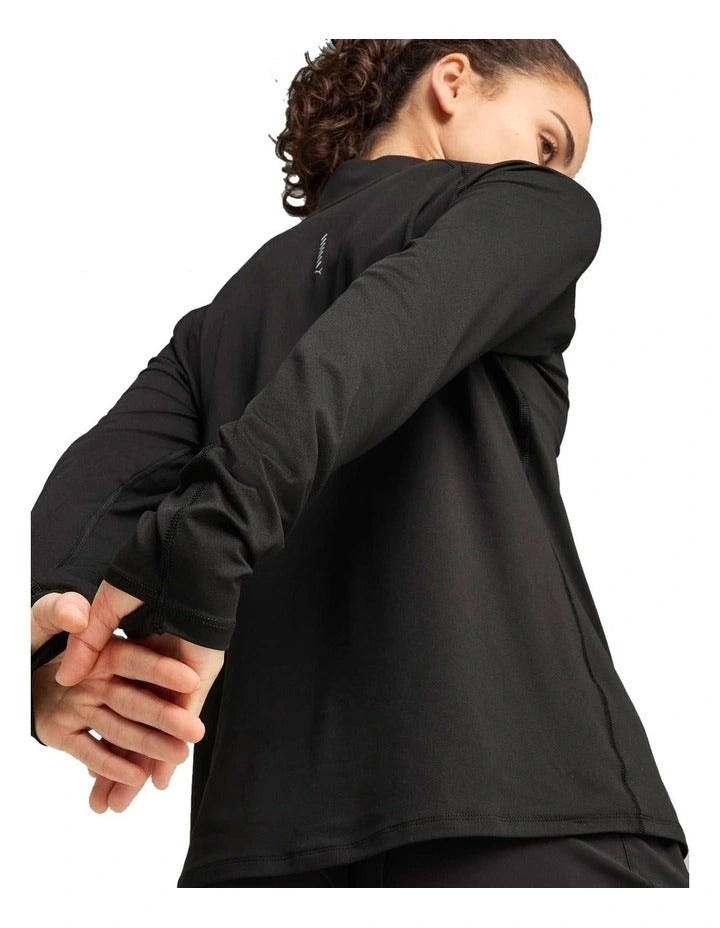 Puma Run Velocity Cloudspun 1/4 Zip Sweater for men and women, lightweight, breathable, moisture-wicking performance top