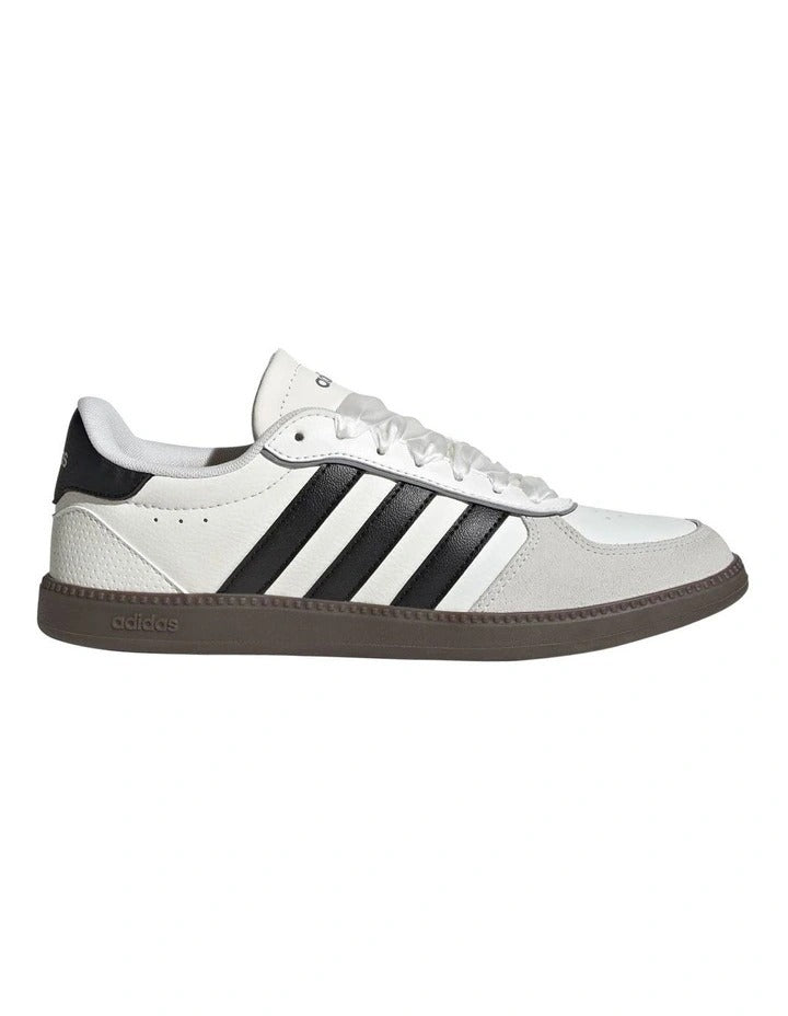 Adidas Breaknet Sleek Women’s Shoes with slim synthetic upper, memory foam comfort, and classic 3-stripes design