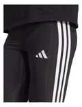 Adidas Essentials 3-Stripes Cotton Leggings Women Stretchy Comfortable Workout Pants