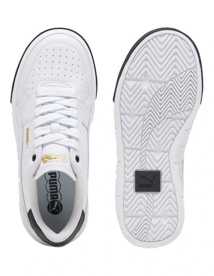 Puma Cali Court Women’s Sneakers – white leather casual sport shoes with flat heel and rubber sole