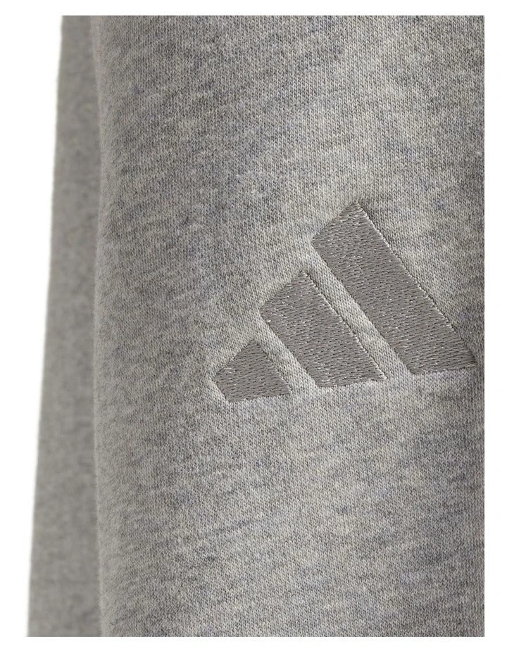 Adidas All SZN Fleece Loose Joggers in cotton and recycled polyester, soft fleece pants with elastic waist and hem, side pockets, and relaxed fit for everyday comfort.