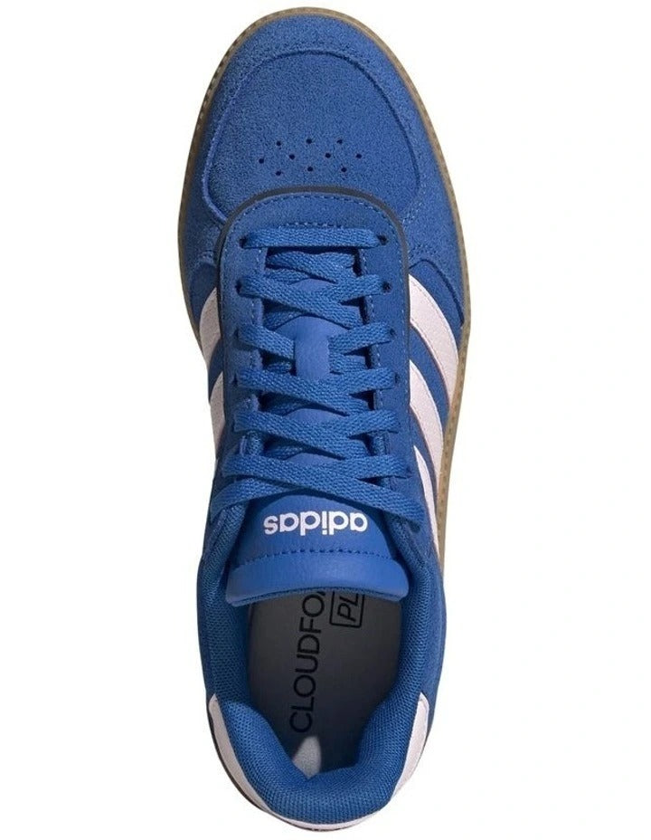 Adidas Breaknet Sleek Women’s Shoes with slim synthetic upper, memory foam comfort, and classic 3-stripes design