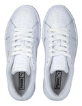 PUMA Cali Star Women's Leather Sneakers Flat Heel Rubber Outsole Stylish TPU Wrap White Shoes