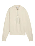 Puma Premium Essentials Polo Crew Jumper 70% Cotton 30% Recycled Cotton Streetwear Sweatshirt