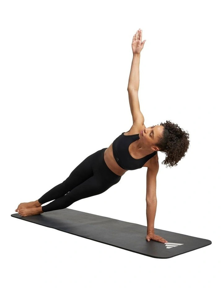 Adidas All Me 7/8 Leggings in black for women, high-rise fit, lightweight recycled polyester stretch fabric for yoga and training