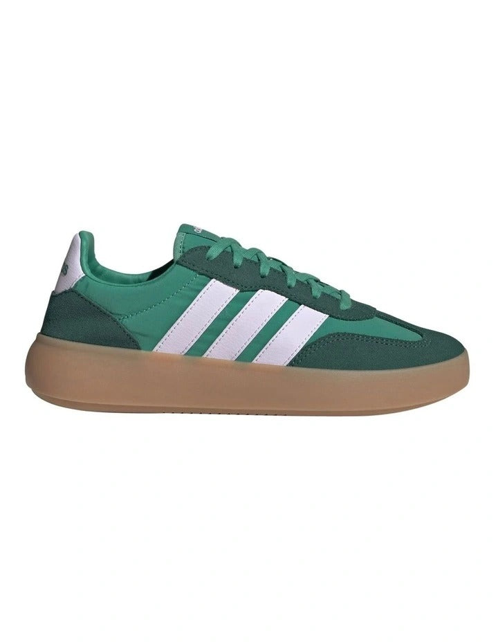 Adidas Barreda Decode women’s shoes in suede and nylon with low heel, rubber cupsole, and classic T-toe design
