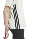 Adidas Stadium Stripes T-shirt 100% cotton casual sportswear with 3-Stripes design for men