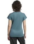 Adidas AeroReady Train Essentials Minimal Branding V-Neck Tee for men – lightweight recycled polyester training t-shirt with moisture-wicking technology and minimalist 3 Bar Logo