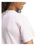 Adidas Essentials Small Logo Cotton T-shirt in soft 100% cotton with chest 3-Bar logo, casual everyday comfort wear