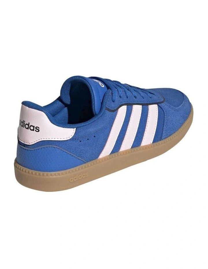 Adidas Breaknet Sleek Women’s Shoes with slim synthetic upper, memory foam comfort, and classic 3-stripes design