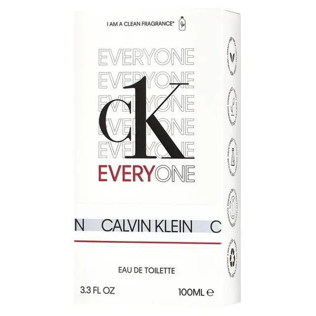 Calvin Klein CK Everyone Eau de Toilette 100ml unisex fragrance bottle with modern design