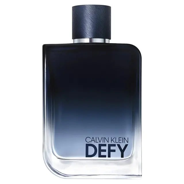 Calvin Klein Defy Eau de Parfum 200ml men’s fragrance bottle with sleek modern design