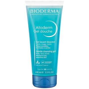 Bioderma Atoderm Gentle Cleansing Gel 100ml for dry sensitive skin.