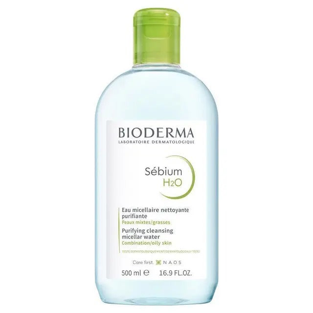 Bioderma Sébium H2O Micellar Water Cleanser for Oily Skin 500ml