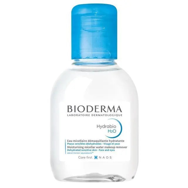 Bioderma Hydrabio H2O Micellar Water 100ml – Hydrating cleanser for dehydrated, sensitive skin.