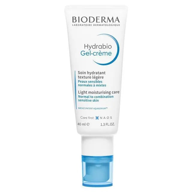 Bioderma Hydrabio Gel-Crème — light hydrating moisturiser for normal to combination, dehydrated skin.
