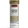 Swisse Stress Relief Smart Melt with Saffron and B12 – fast-absorbing, 99% sugar-free stress support tablets.