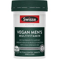 Swisse Vegan Men's Multivitamin 60 Tablets for daily energy and muscle support.