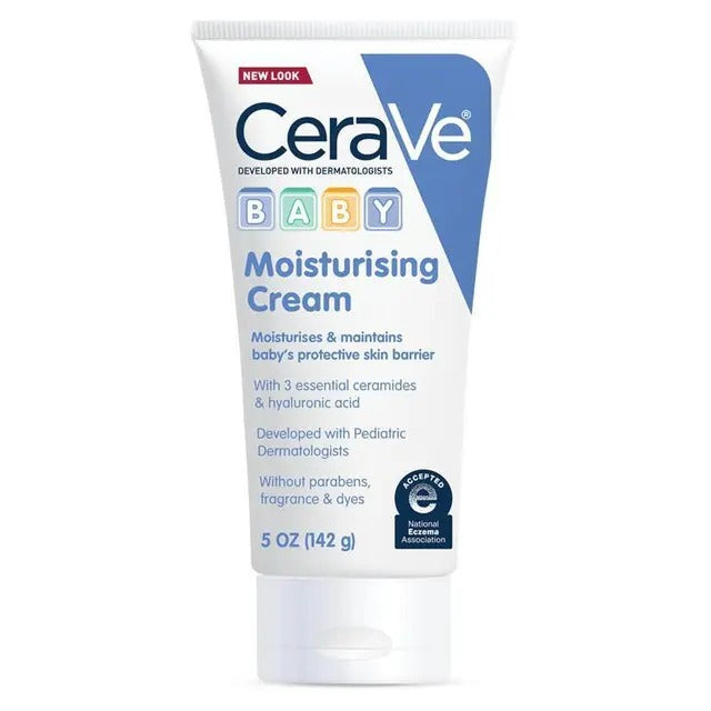 CeraVe Baby Moisturising Cream 142g – gentle, fragrance-free hydrating cream for baby skin.