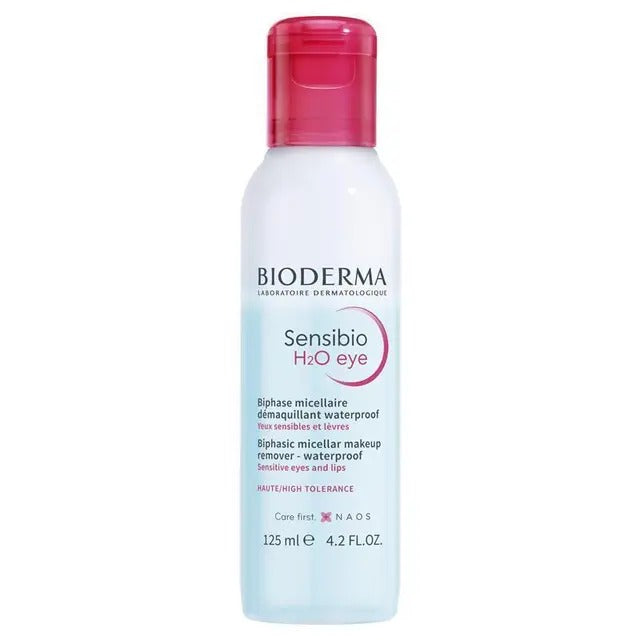 Bioderma Sensibio H2O Eye Makeup Remover 125ml for Sensitive Skin