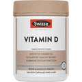 Swisse Vitamin D 500 Capsules – supports bone, teeth, and immune health; aids calcium absorption; daily supplement.