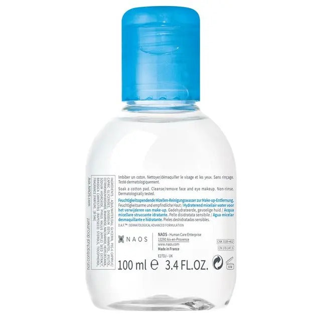 Bioderma Hydrabio H2O Micellar Water 100ml – Hydrating cleanser for dehydrated, sensitive skin.