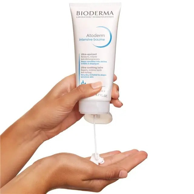 Bioderma Atoderm Intensive Baume 500ml for dry, sensitive, eczema-prone skin.