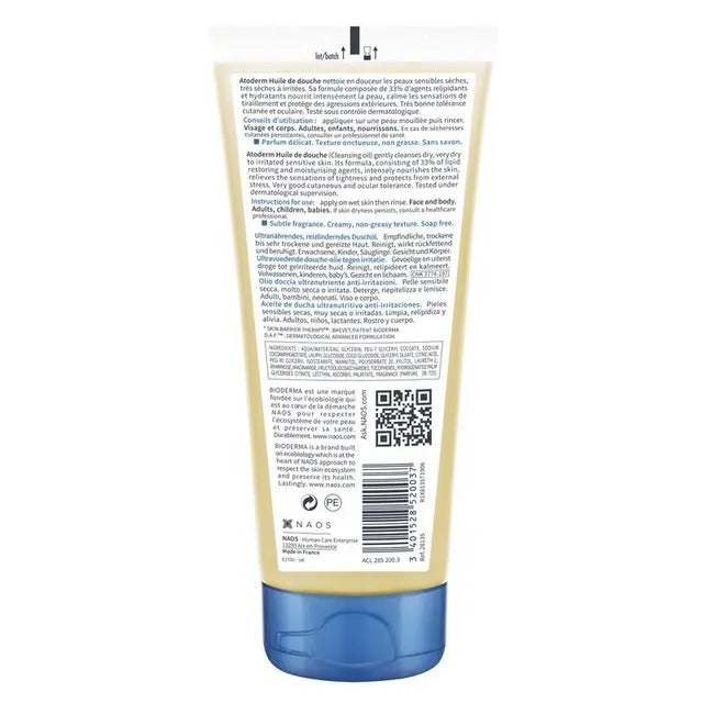 Bioderma Atoderm Shower Oil 100ml