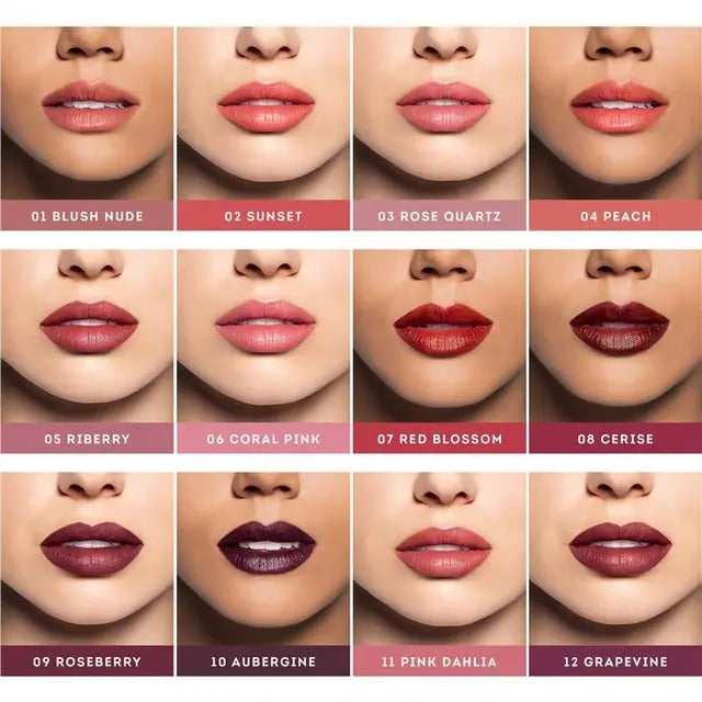 Nude by Nature Creamy Matte Lipstick 02 Sunset