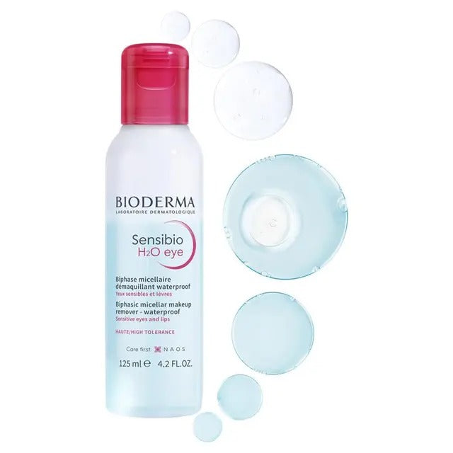 Bioderma Sensibio H2O Eye Makeup Remover 125ml for Sensitive Skin