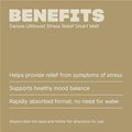 Swisse Stress Relief Smart Melt with Saffron and B12 – fast-absorbing, 99% sugar-free stress support tablets.