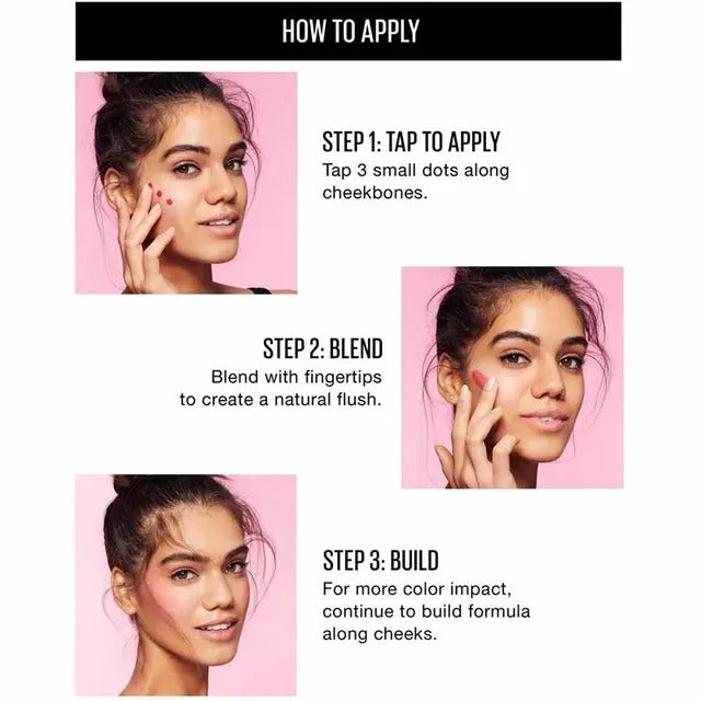 Maybelline Cheek Heat Blush Pink Scorch gel cream