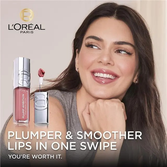 L’Oreal Paris Hyaluron Lip Oil 390 Cherry Cherie — plumping lip shine.