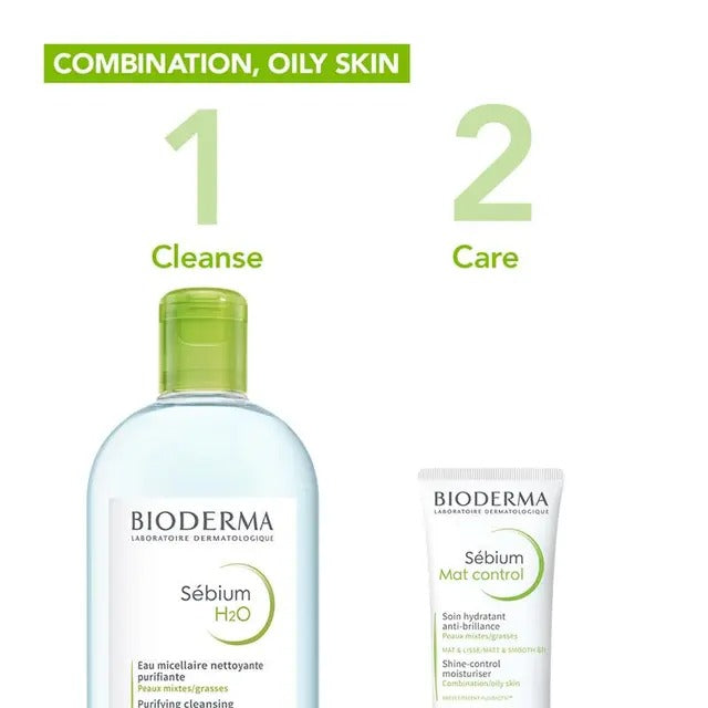 Bioderma Sébium H2O Micellar Water Cleanser for Oily Skin 500ml