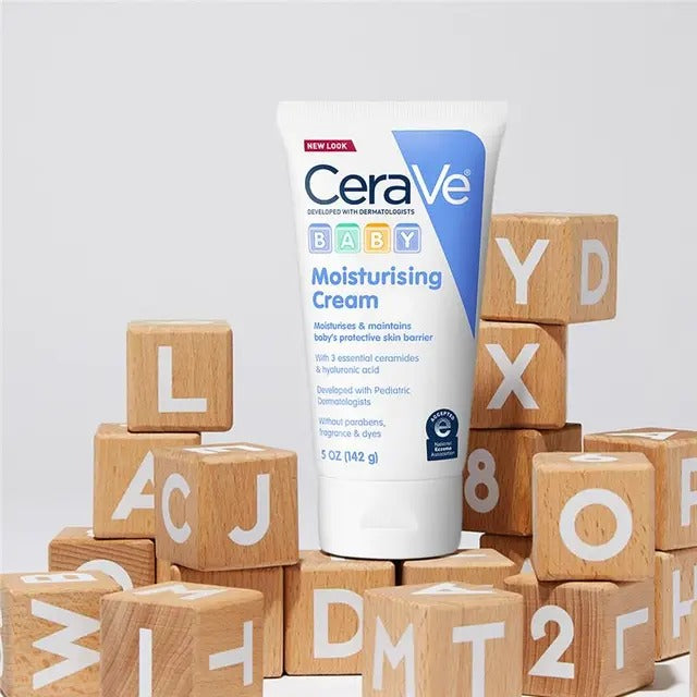 CeraVe Baby Moisturising Cream 142g – gentle, fragrance-free hydrating cream for baby skin.