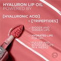 L’Oreal Paris Hyaluron Lip Oil 390 Cherry Cherie — plumping lip shine.